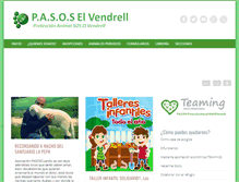 Tablet Screenshot of pasosvendrell.com